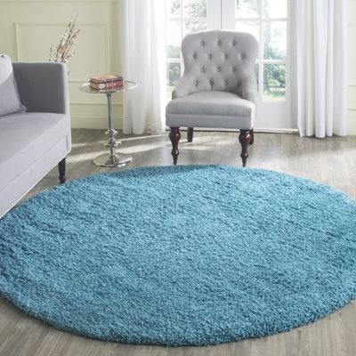 Tapis de couleur unie à poils longs Rizco Performance