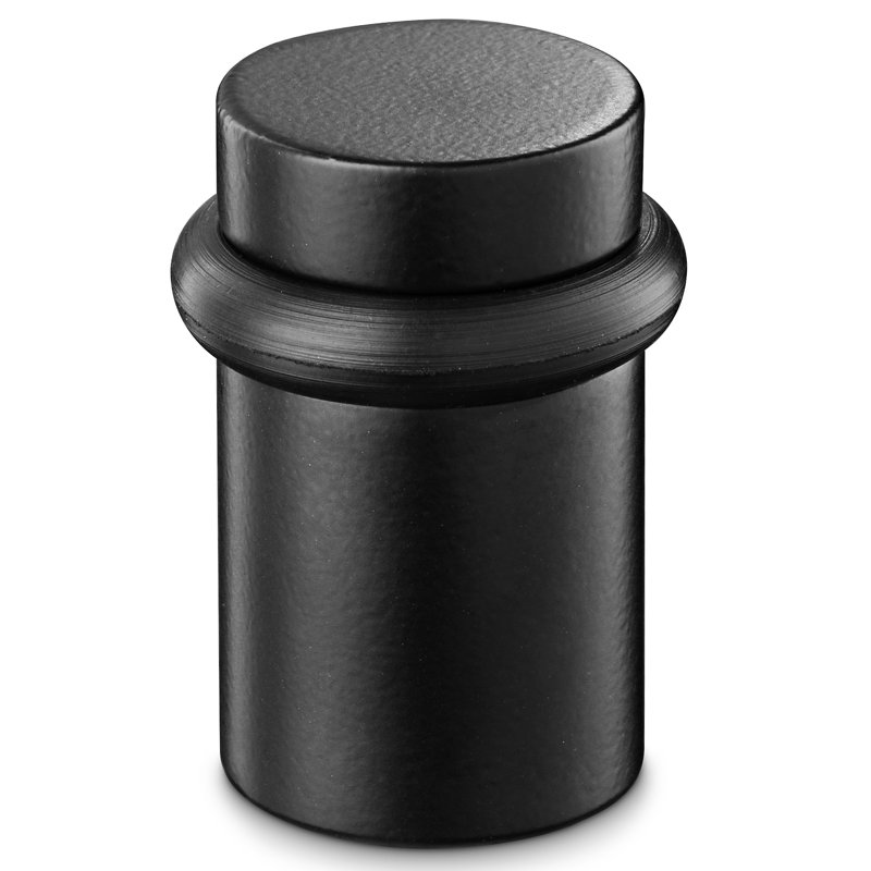 Butoir de sol en laiton, Noir, H 2 po x l 1,15 po x P 1,15 po
