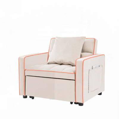 Mamedov Three-In-One Upholstered Folding Accent Chair