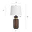 Lampe de table Jean - abat-jour avoine clair-979932698