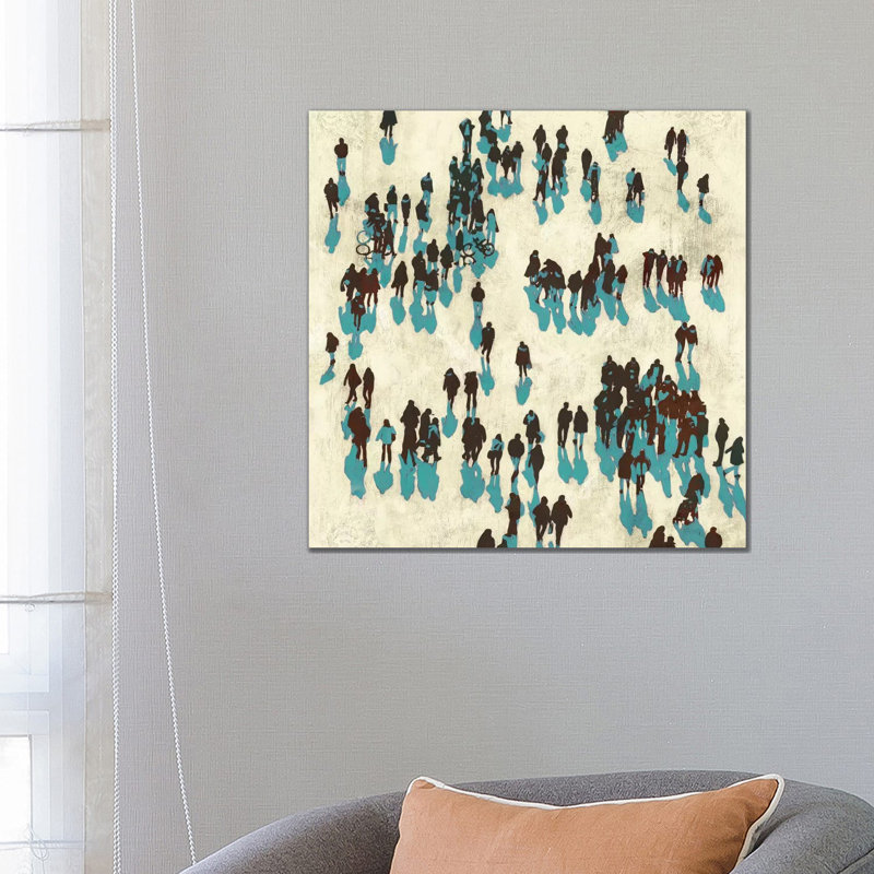 The Teal Wanderers by PI Studio - Wrapped Canvas Print, 66.04 cm H x 66.04 cm W x 3.175 cm D