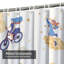 Rideau de douche avec 12 crochets Autumn Park-449731602