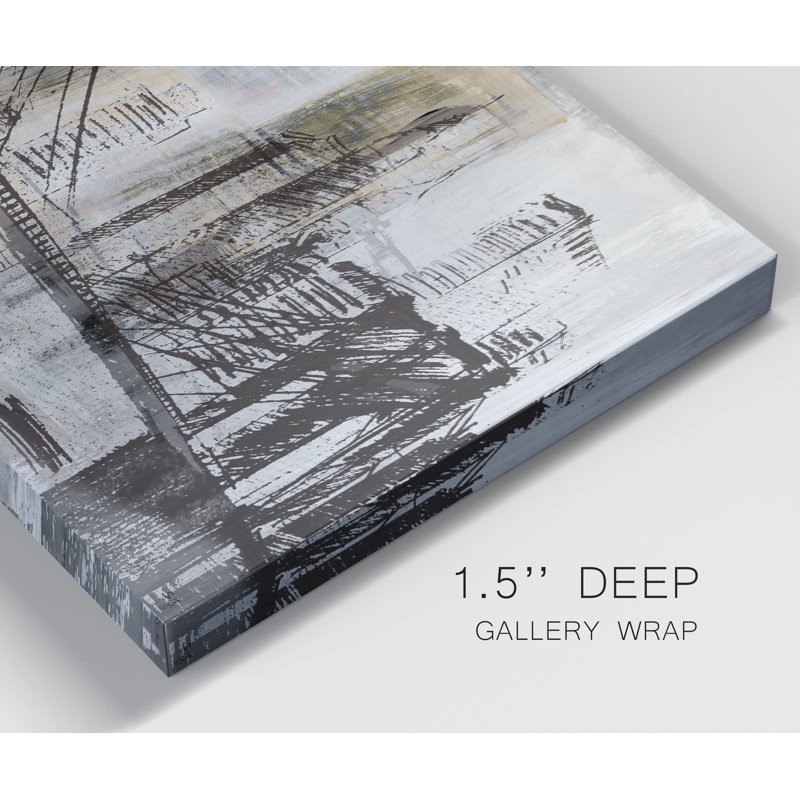 " Brooklyn Bridge Twilight Detail ", 40" H x 60" W x 1" D