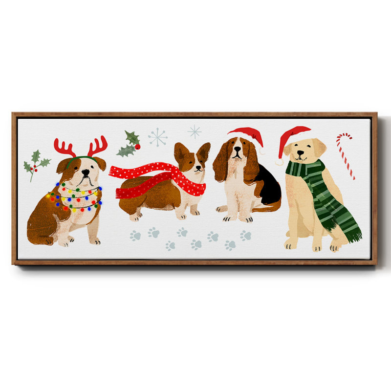 Collection Holidogs - toile encadrée