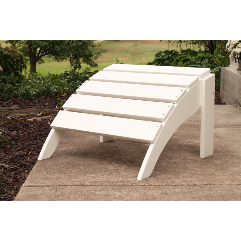 Repose-pieds Willene, Blanc