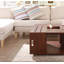 Wheel Coffee Table with Storage