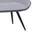 Banc de style contemporain brossé