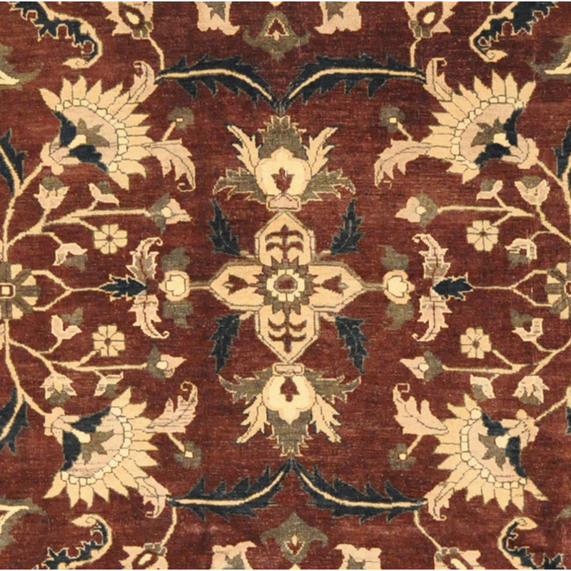 Tapis en laine noué à la main Oushak