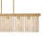 Artisanal 40.25 in. Five-Light Beaded Linear Chandelier