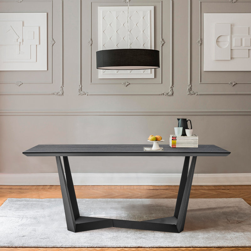 Table de salle à manger 63 ", Gris foncé
