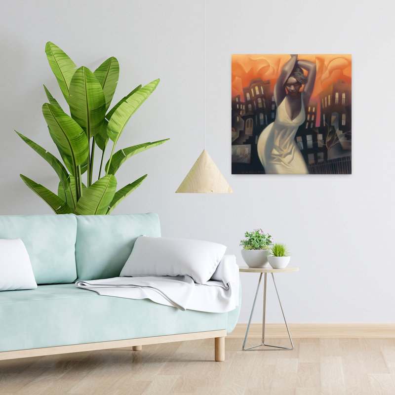 Harlem Heat, art urbain contemporain, H 24 po x l 24 po