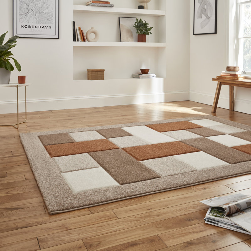 Winterport area rug Machine Woven Beige, Rectangle 60 x 120cm