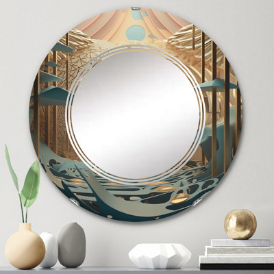 Jalus - Miroir mural moderne rond
