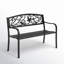 Banc de jardin en métal Avery