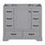 36" Bathroom Vanity Without Sink, Cabinet Base Only, Six Drawers, Multi-Functional Drawer Divider, Adjustable Shelf-272616802-272616807