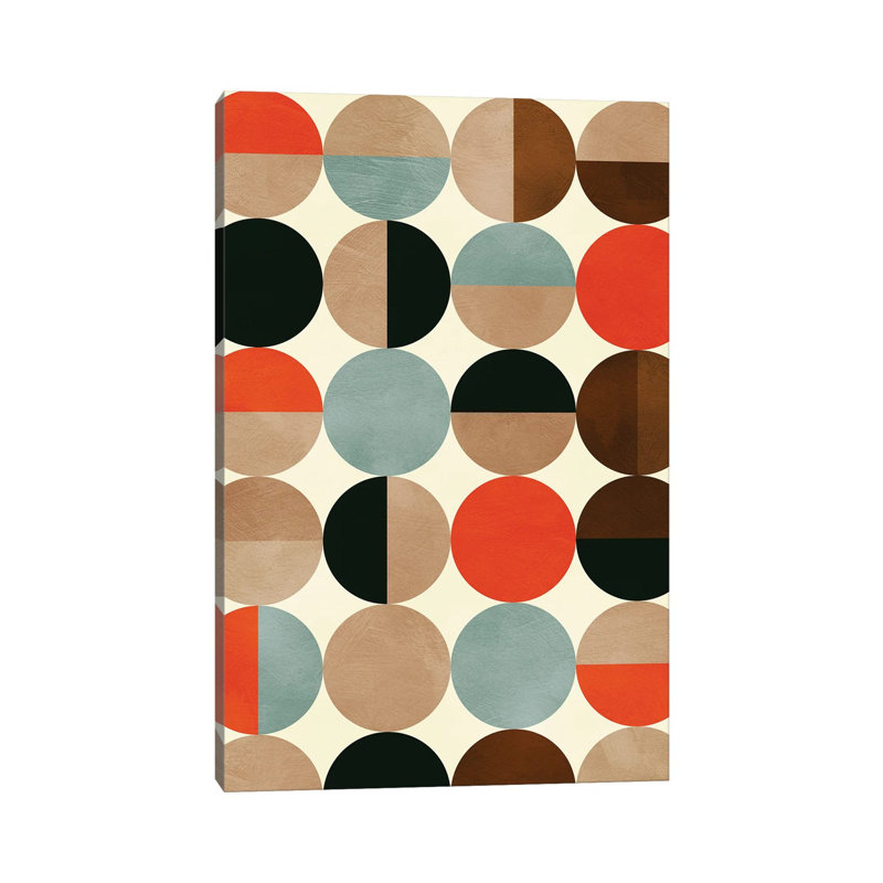 «Mid Century Modern XI» par Ana Rut Bré - impression d'art graphique, Aucun mat, Toile tendue, H 12 po x l 8 po x P 0,75 po