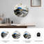 "Mountain Path", horloge murale en verre-291252696