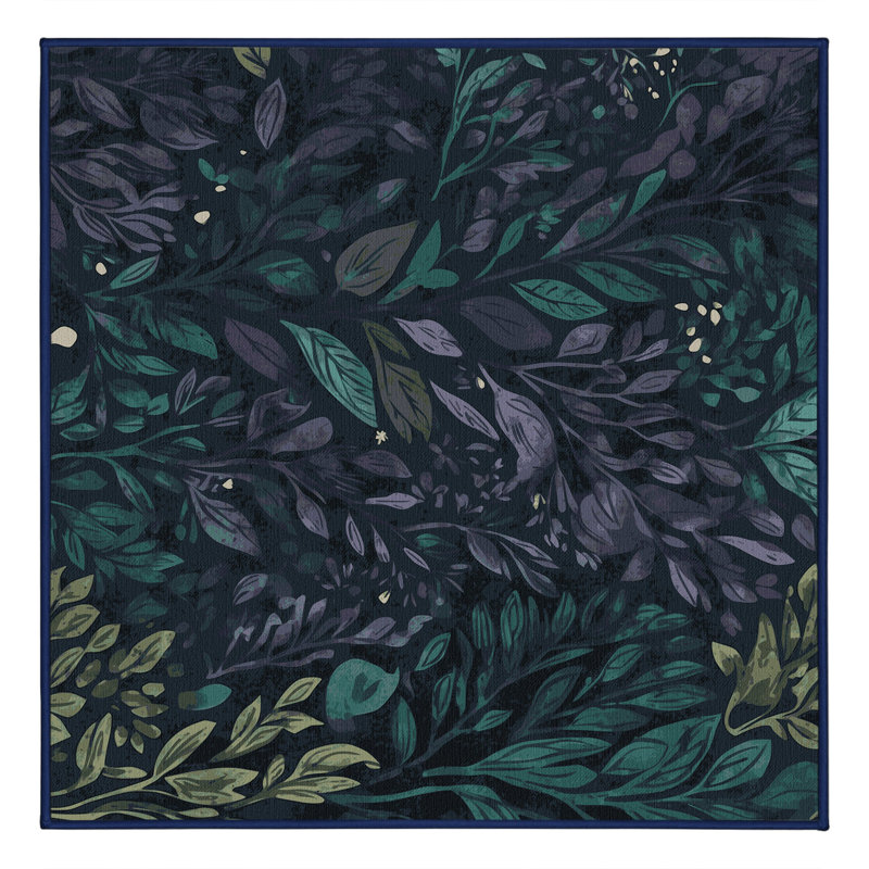 Verdant Horizon Rug, Square 5'