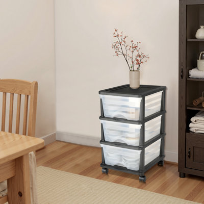 3 Drawer Storage Drawer