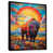 Black Floater Framed