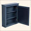 Armoire de rangement de salle de bain murale avec miroir, armoire à pharmacie avec tablette à hauteur réglable, armoire de rangement au-dessus de la toilette-249895175
