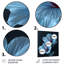 «Blue Crystal Hibiscus Botanical Beauty IV - Hibiscus», reproduction d'art murale-543457329-543457334