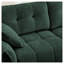 Ensemble de canapé modulaire en chenille capitonné 2 places Forest Forest avec repose-pieds et coussins décoratifs pour le salon-602627988