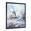 «Snowy Windmill Winter Landscape I - Windmills», art mural-512830320-512830095