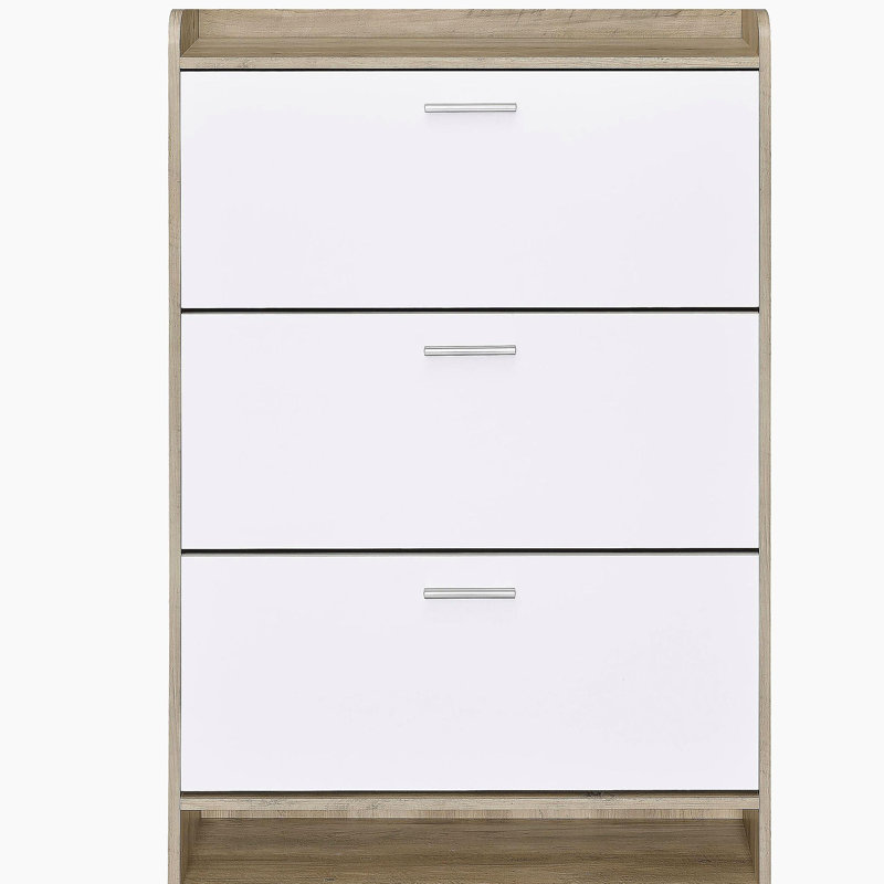 3-tier Engineered Wood Shoe Cabinet
