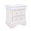 Table de chevet blanche Charlston avec DEL-271917963