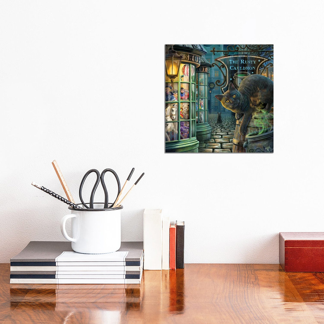 The Rusty Cauldron by Lisa Parker - Wrapped Canvas Art Prints
