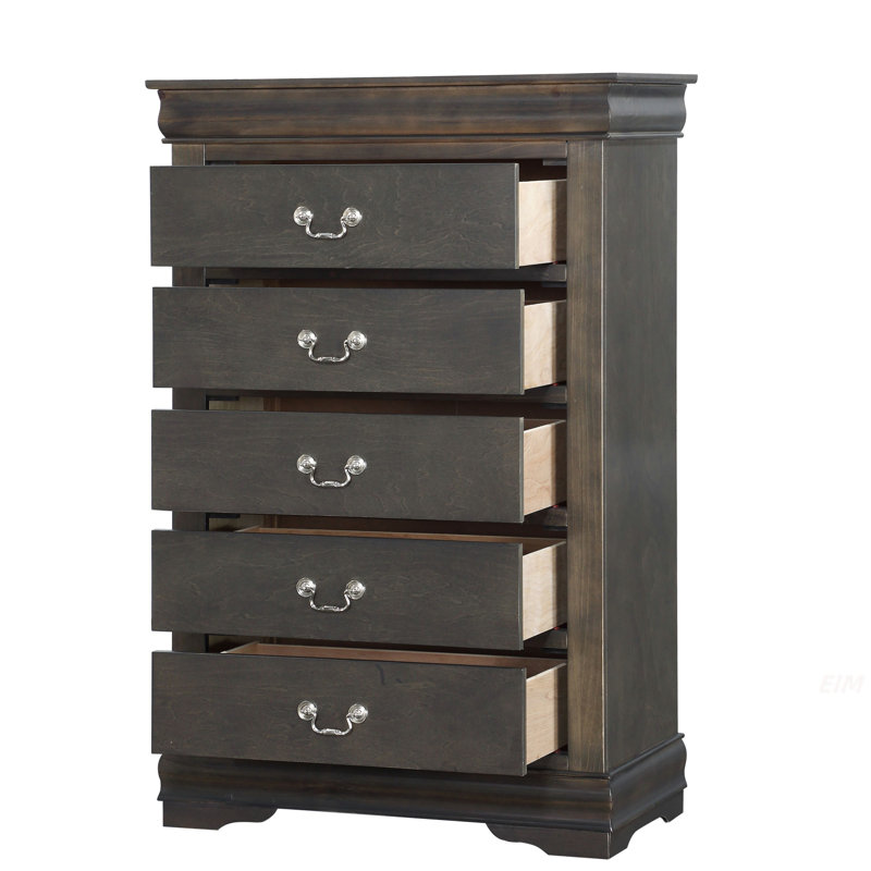 Commode Louis Philippe III, Gris foncé