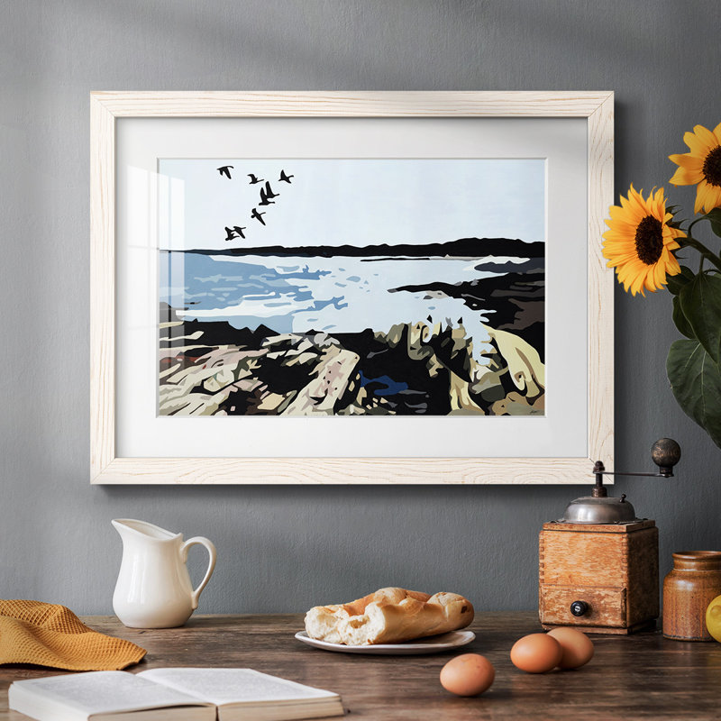 Maine événement encadré sur toile, Blanc, H 14 po x l 20 po x P 1,5 po