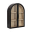 Armoire arquée en bois pour rangement mural-818859946
