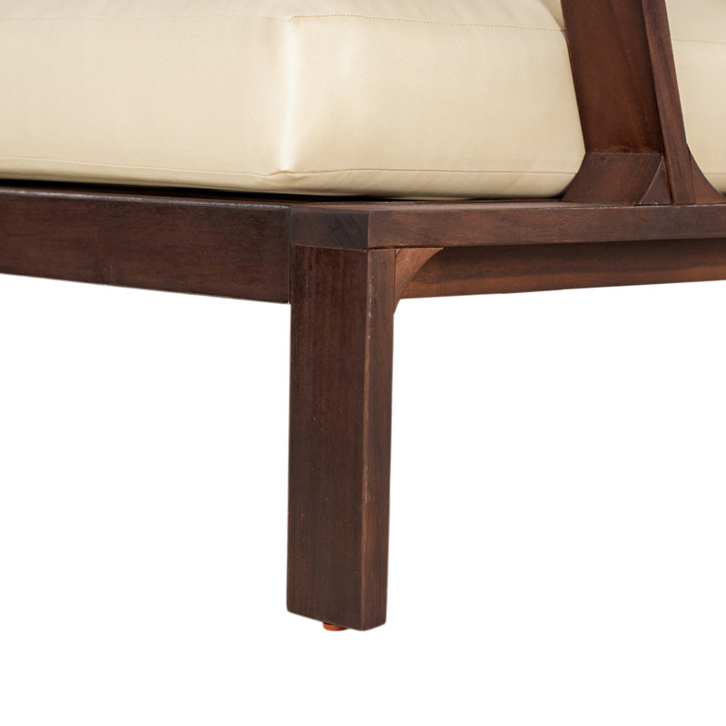 Chaises d'appoint durables en bois d'acacia avec un style moderne pour les espaces extérieurs