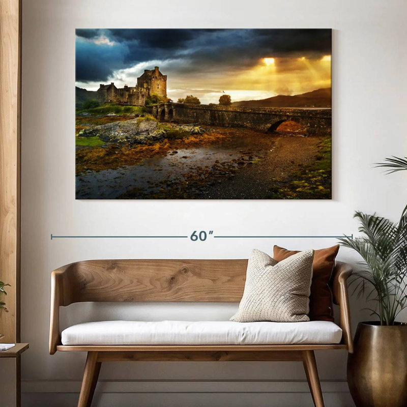 Lilie Eilean Donan Castle, H 34 po x l 51 po