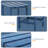 All-Weather Outdoor Side Table Adirondack Tables Patio Table Plastic End Tables NavyBlue-1489835857