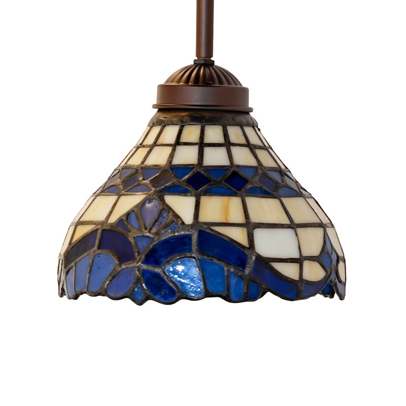 Luminaire suspendu conique à 1 lumière Ulviye