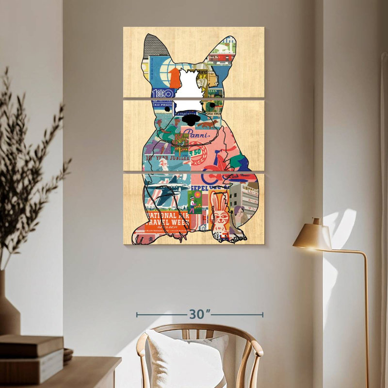 Brampt Puppy Collage Cute, 65" H x 42" W