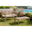 Xantippe Solid Wood Teak Outdoor Bench