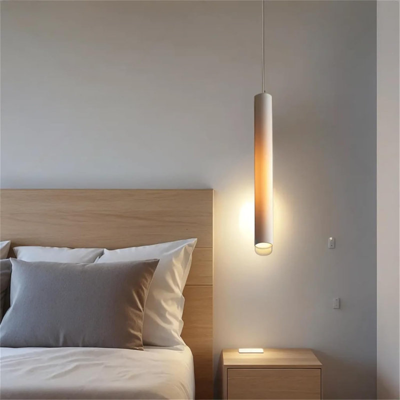 12W Dia 5CM * L30CM 3000k Tube Luminaires suspendus modernes Spot pour îlot à manger Salon Bar Comptoir Boutique Plafonnier Lampe