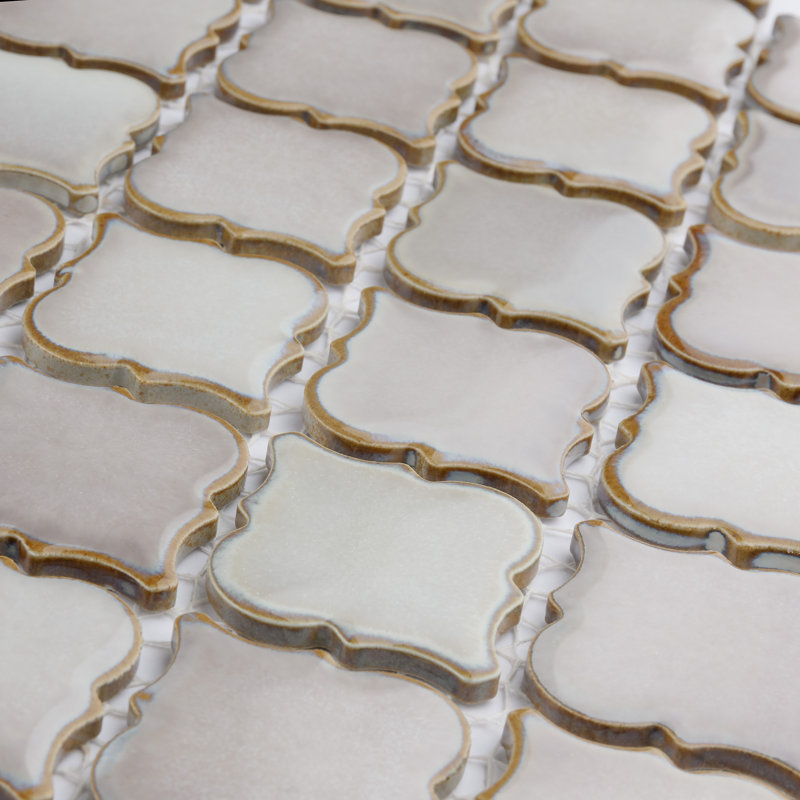 Hudson Tangier 2" x 2" Porcelain Grid Mosaic Wall & Floor Tile, Dove