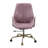 Hamilton Pink Top Grain Leather Office Chair-767348293