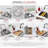 Stylish Dual-mount 31" Double Bowl Stainless Steel Kitchen Sink with Strainers