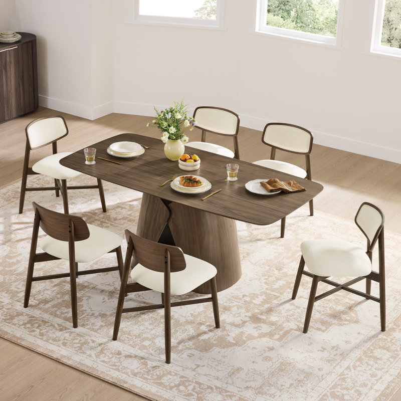 Mid-Century Modern Dining Chair, Walnut