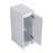 12" Freestanding Bathroom Storage Cabinet, Soft Close Doors, Glossy White,(KD-Packing)