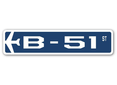 Plaque de rue Arndt B-51 Air Force