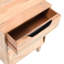 Table de chevet en bois naturel