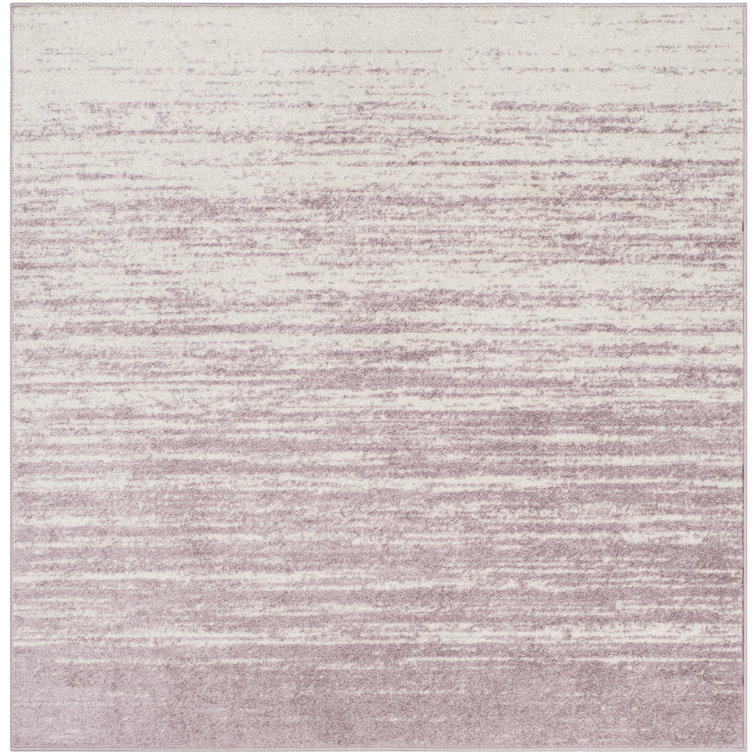 Bethlyn Ombre Cream/Purple Area Rug