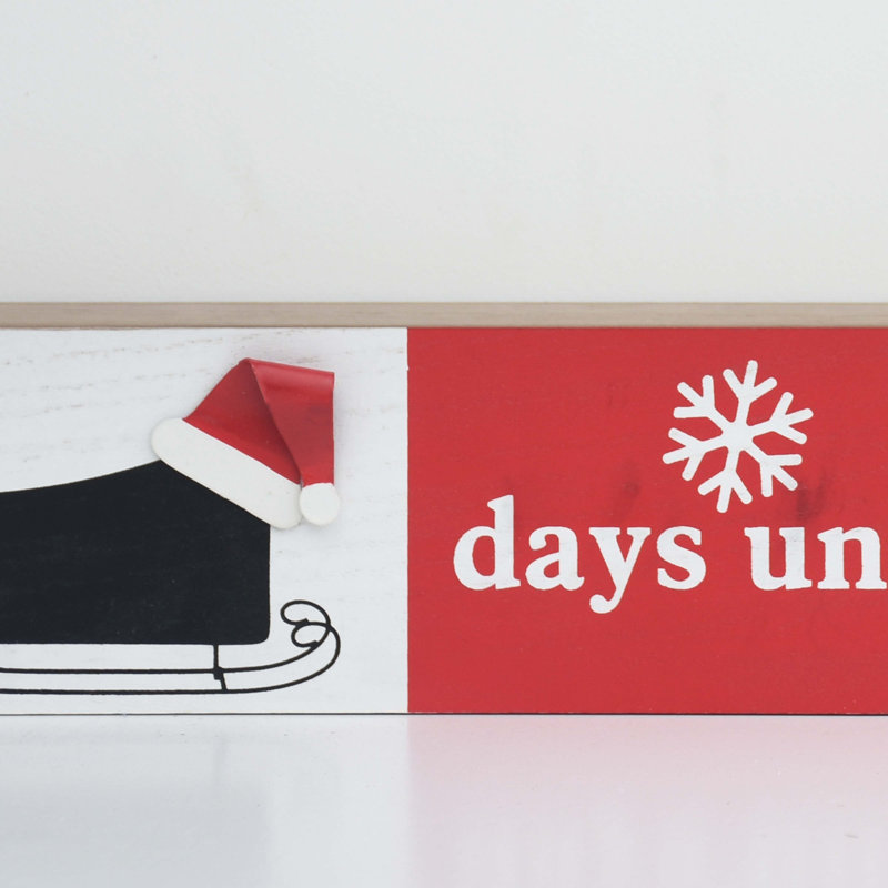 Panneau jours avant Noël
